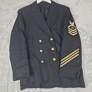 US Navy Chief Petty Officer Uniform Jacket Storekeeper Logisitics Specialist Med